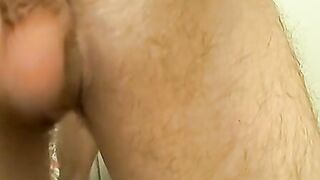 Jock boy Kelly Cooper beat his own massive meat before his cum shoots