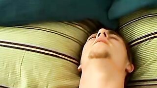Jock boy Kelly Cooper beat his own massive meat before his cum shoots