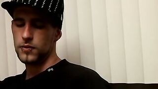 Straight hotties Boomer and Chain tried sucking each others cock while they smoke