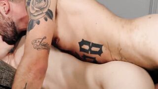 Trevor Harris got his twink hole pounded deep by the big shaft of his stepfather