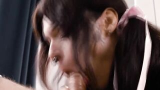 Shemale Amy Nosferatu analed by new roommate