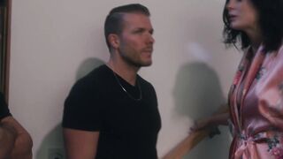 Charlotte Sins fucked by two men in theeesome