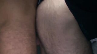 Inked muscle businessmen fuck doggystyle during office hours
