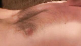 Bald amateur teases his thick throbbing cock in kinky solo