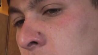 Twink construction worker drills latino bottom lover