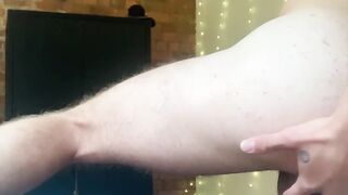 Kinky amateur Oliver Wesley moans during intense fingering
