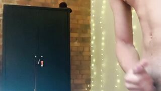 Kinky amateur Oliver Wesley moans during intense fingering