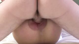 Hot tattooed amateur Danny Star sprays cum after hard sex