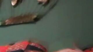 Young fat guy cums in black matures mouth after bareback