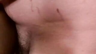 Young fat guy cums in black matures mouth after bareback