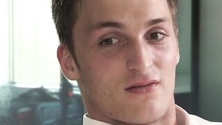 Horny stepdad deepthroats younger lad before barebacking him