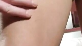 Mysterious gay Frank T receives anal dildo while jerking off