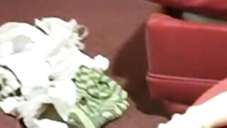 Mysterious gay Frank T receives anal dildo while jerking off