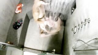 After taking a steamy shower together young men love to fuck