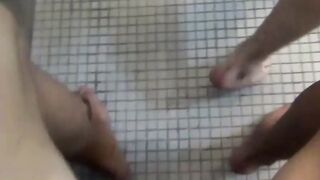 Shower anal with two young men looking for some tight fun