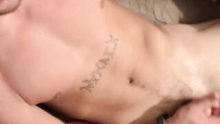 Fit body man Rooney gets threaten by Drac by his hot cum loads