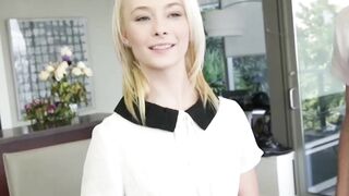 Cute Maddy gets her tiny pussy destroyed