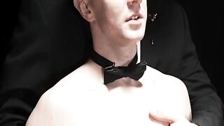 Bald stud Adam Snow rammed hard the smooth asshole of sexy Serg Shepard