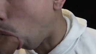 Cute twink Bryan finds himself enduring a huge cock entering his wet ass