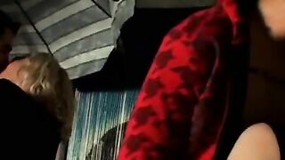 Straight buddies hot foursome fucking with sexy girlfriends