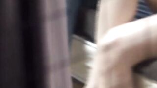 Small tits brunette fucked hardcore doggystyle after BJ