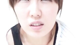 Stunning Asian brunettes pissing in close up compilation