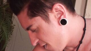 AJ and Kitty are at home fucking when a stranger Stovy joins them Hoe 2