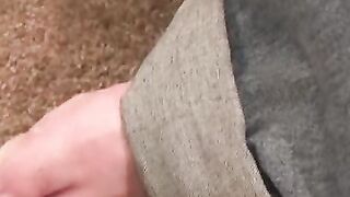Tattooed stallion jerks off his cock in passionate solo act