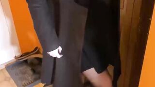 Hot Brunette Deep Sucking and Sensual Fucking for Money