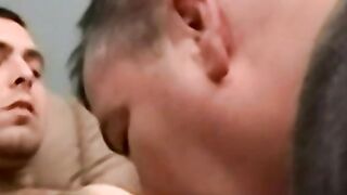 Young amateur masturbates and bareback fucks mature homo