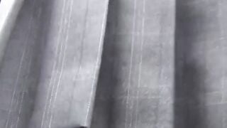 Japanese students strolling down the roads and peeing
