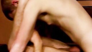 Horny Tyler Cole rides a huge cock until he bursts with warm cum on his face