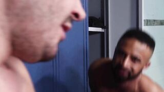 My stepbro Damian Taylor made a confession in the locker room before we flip fuck