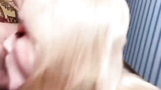 Horny Deepthroad and Cum in Mouth POV after