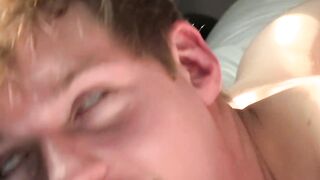 Slim hottie frat James Stirling mercilessly  double dicked