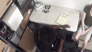 Perps4Sale.com - Jamie Ray & Devin Trez - Blonde Buff Officer Drills a Rude Inked Sho