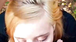 Redhead Girl Sucked and Hard Fucked in the Forest vol1