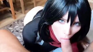 Mikasa Anal Roughly Fucks till Cum vol1