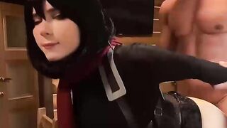 Mikasa Anal Roughly Fucks till Cum vol3