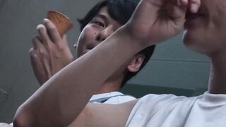 Hardcore fingering with Reitaro and Fuji leads to wild raw sex