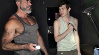 StepsonXXX.com - Dakota Lovell & Lawson James - White haired hunk Lawson James tries