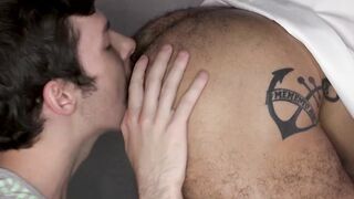 StepsonXXX.com - Dakota Lovell & Lawson James - White haired hunk Lawson James tries