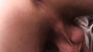 Bespectacled and aroused dude Zack Randall flaunts his autofellatio skills