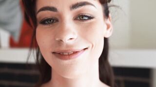 Petite Renee Rose oozes with pussy juices while hung Charles Dera fucks her