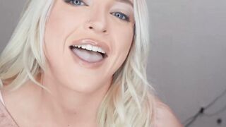 Big ass blonde Alexis Kay is so wet from riding a massive cock