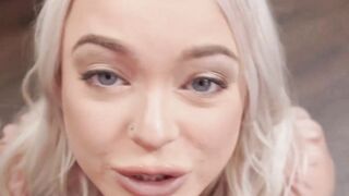 Big ass blonde Alexis Kay is so wet from riding a massive cock