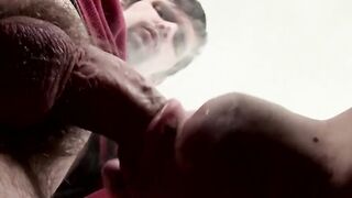 Hung Nolan let hungry Welsey Kincaid suck his giant cock