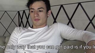 Twink buddies Remo and Santi swallows each other cocks until cumshot