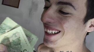Twink buddies Remo and Santi swallows each other cocks until cumshot