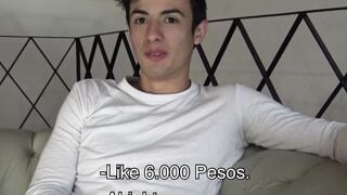Twink buddies Remo and Santi swallows each other cocks until cumshot
